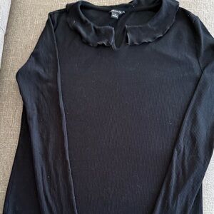 Black Long Sleeve Top